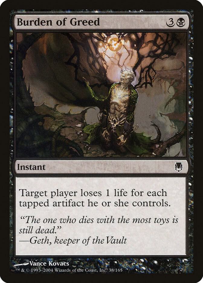 Burden of Greed card image