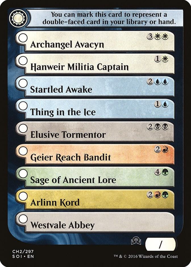 Checklist Card - (CH2) Shadows over Innistrad card image