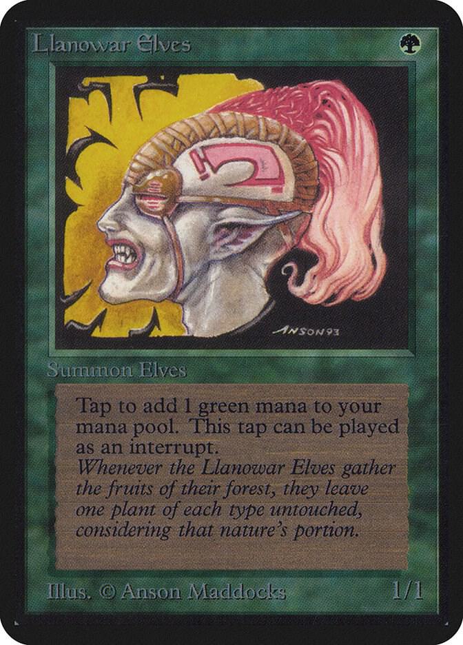 Llanowar Elves card image