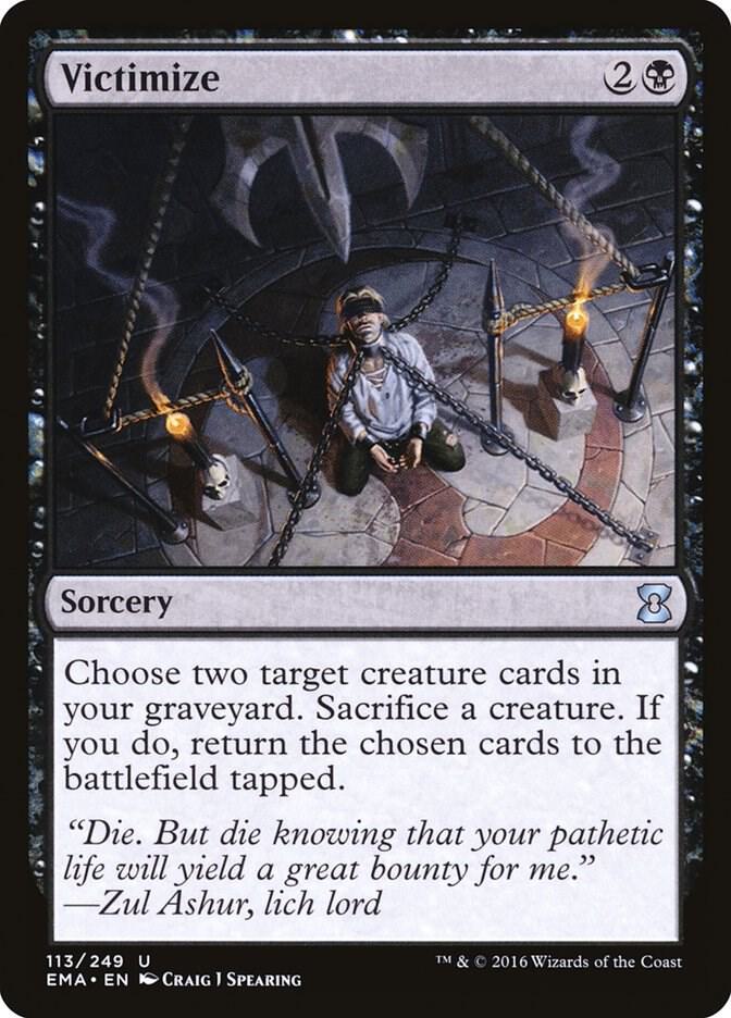 Victimize card image
