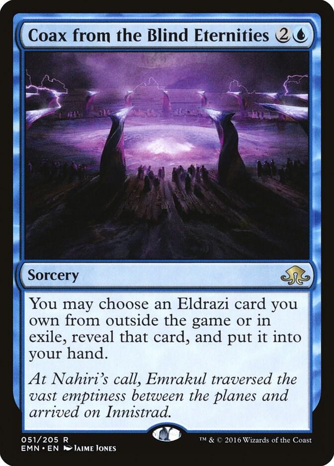 Coax from the Blind Eternities card image