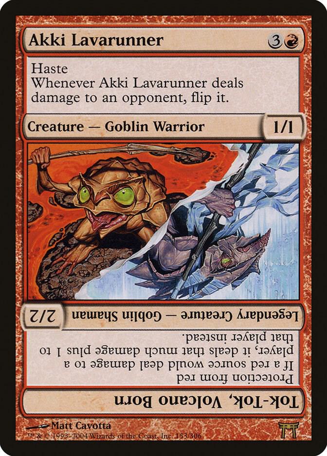 Akki Lavarunner // Tok-Tok, Volcano Born card image