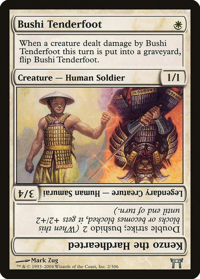 Bushi Tenderfoot // Kenzo the Hardhearted card image