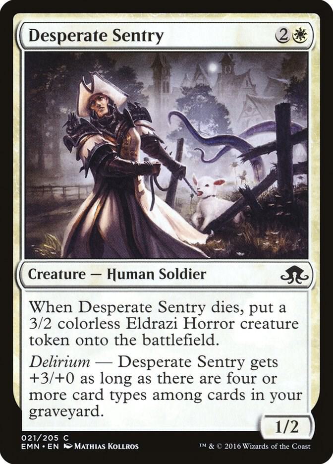 Desperate Sentry card image