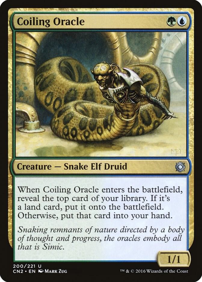 Coiling Oracle card image