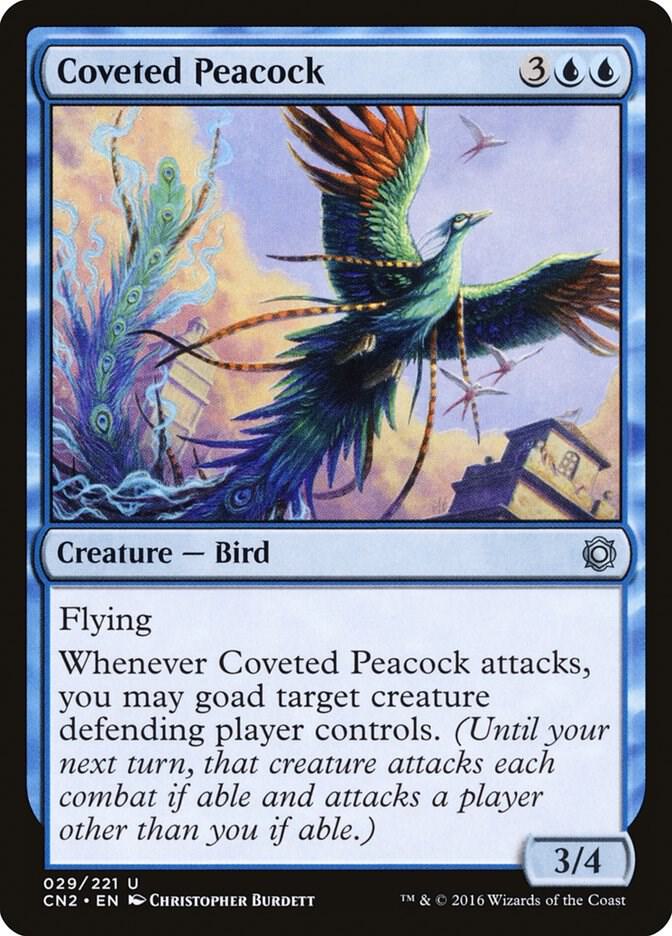 Coveted Peacock card image