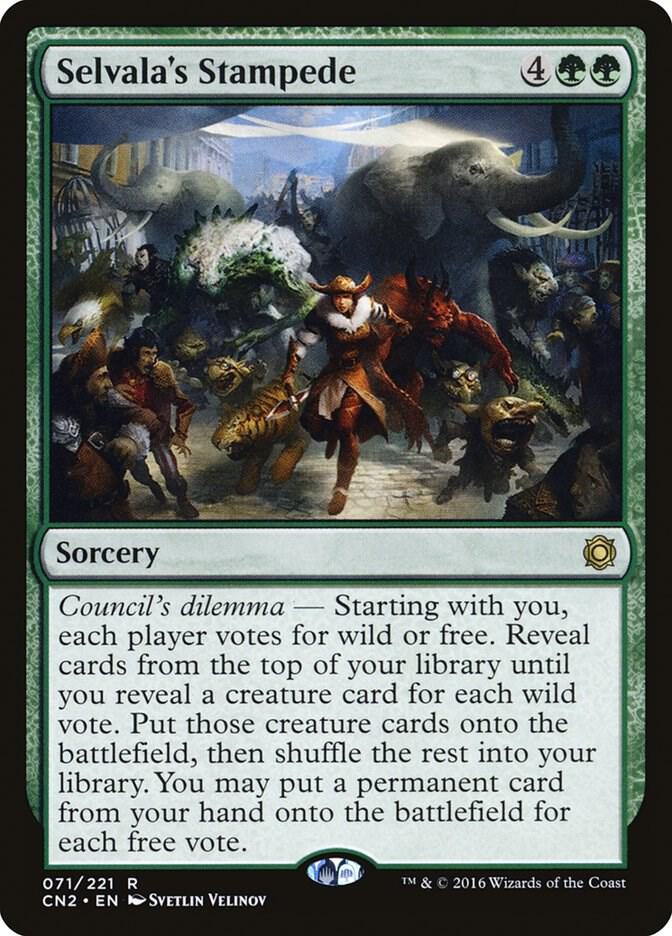 Selvala's Stampede card image