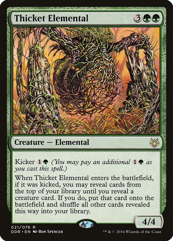 Thicket Elemental card image