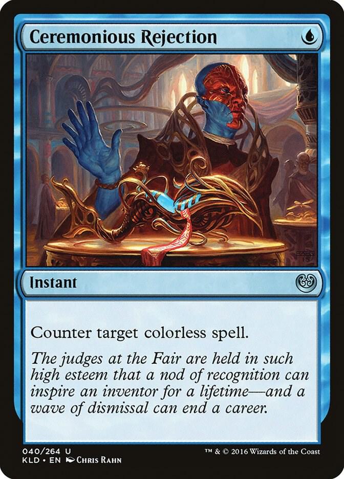 Ceremonious Rejection card image