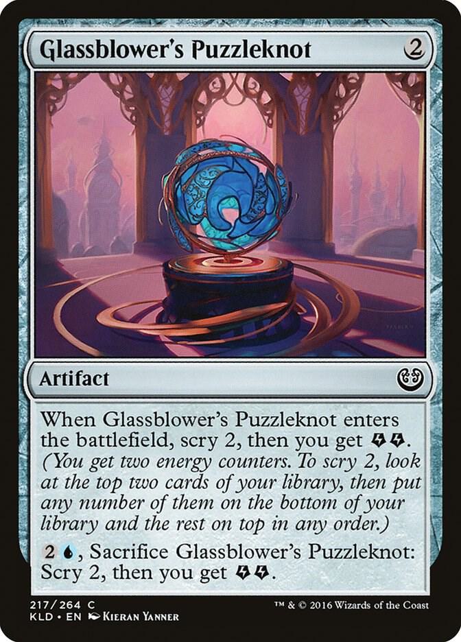 Glassblower's Puzzleknot card image