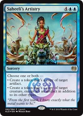Saheeli's Artistry card image