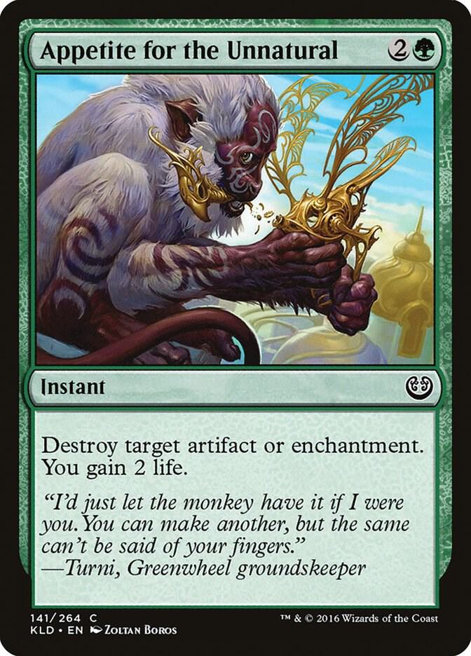 Appetite for the Unnatural card image