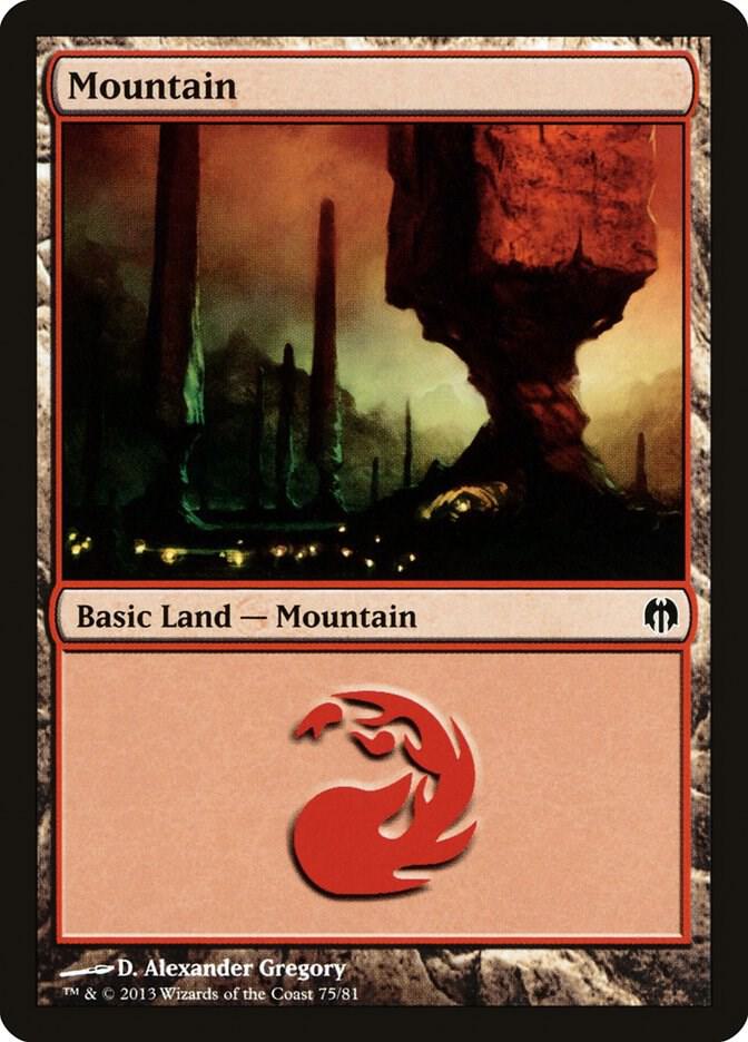 Mountain (75) card image