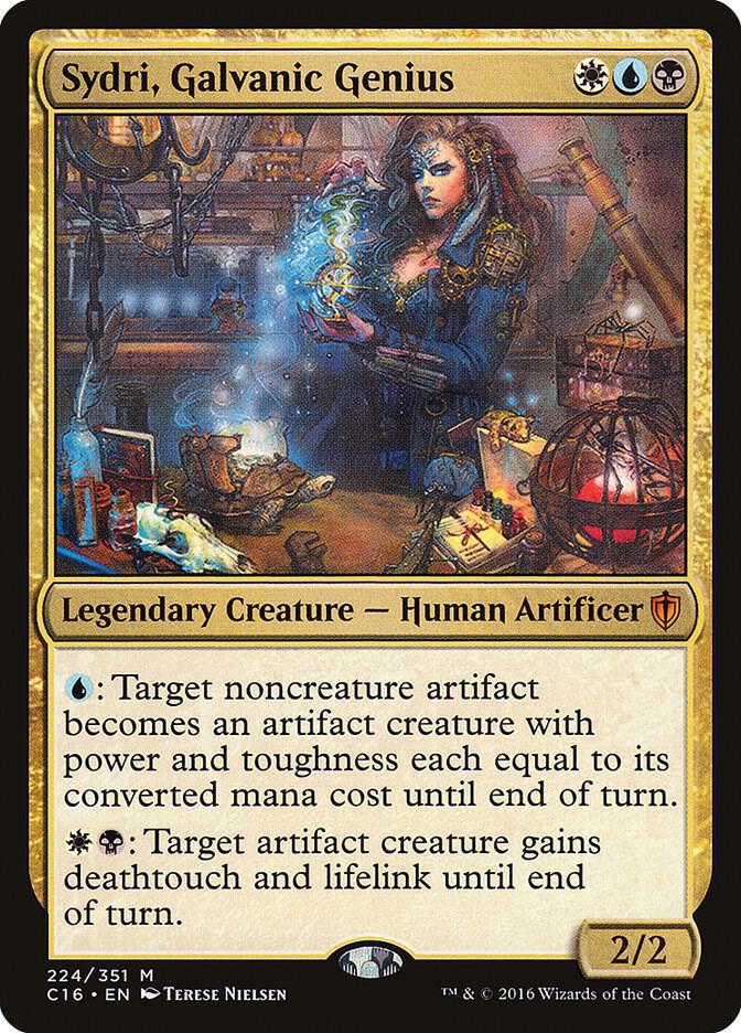 Sydri, Galvanic Genius card image