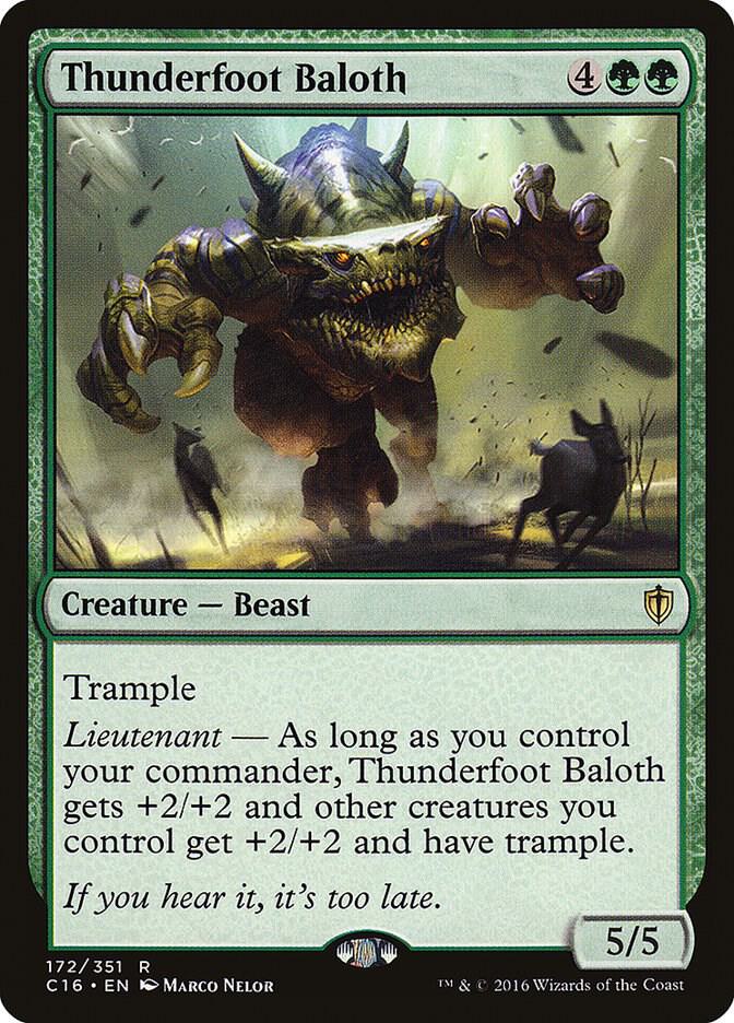 Thunderfoot Baloth card image
