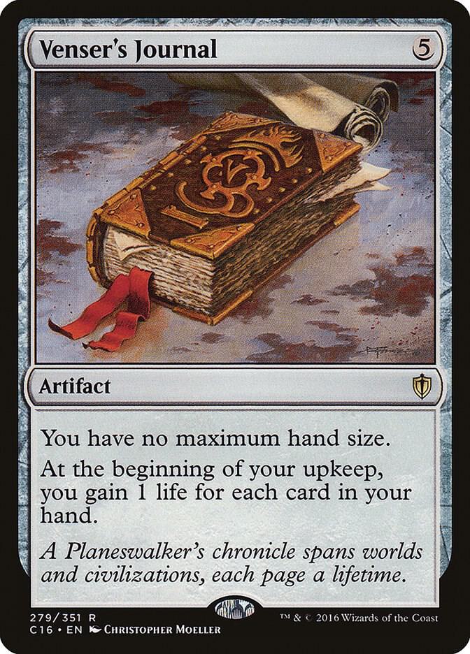 Venser's Journal card image