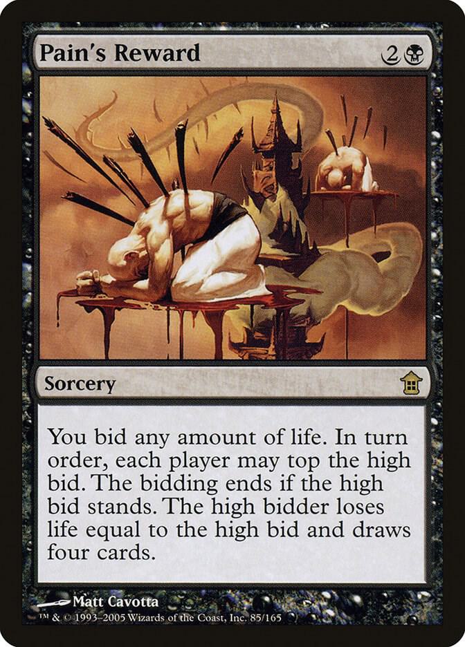 Pain's Reward card image