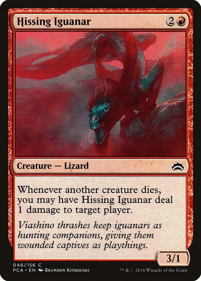 Hissing Iguanar card image