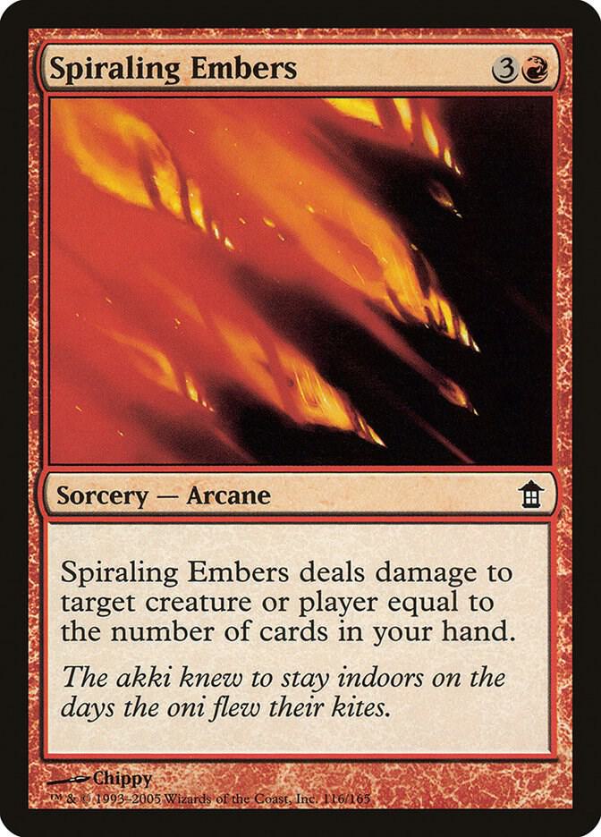 Spiraling Embers card image