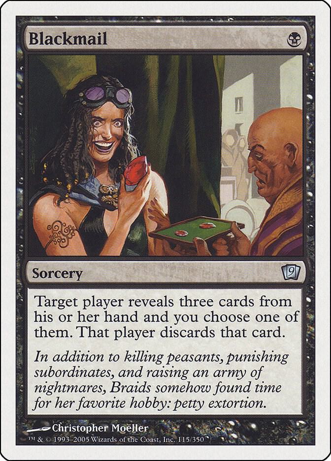 Blackmail card image