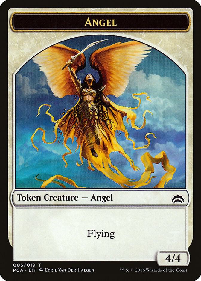 Angel // Saproling Double-Sided Token card image