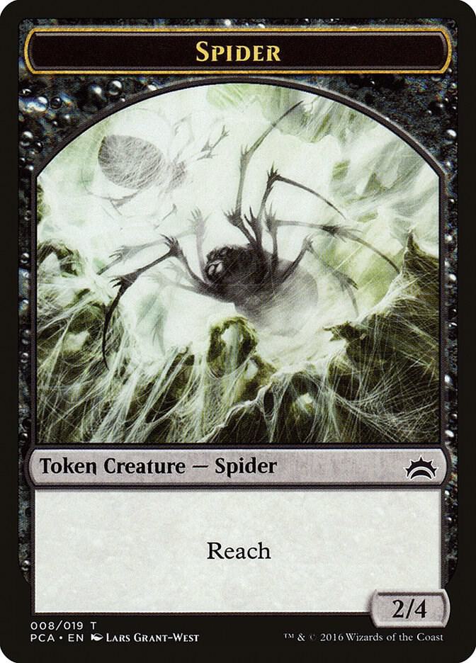 Spider // Saproling Double-Sided Token card image
