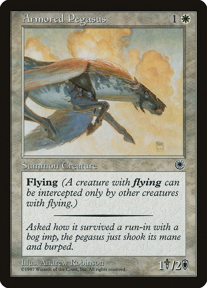 Armored Pegasus (Reminder Text) card image