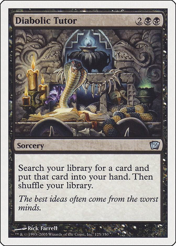 Diabolic Tutor card image