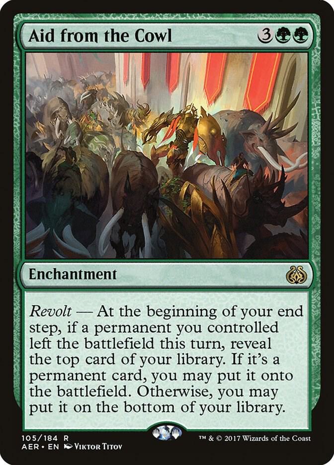 Aid from the Cowl card image