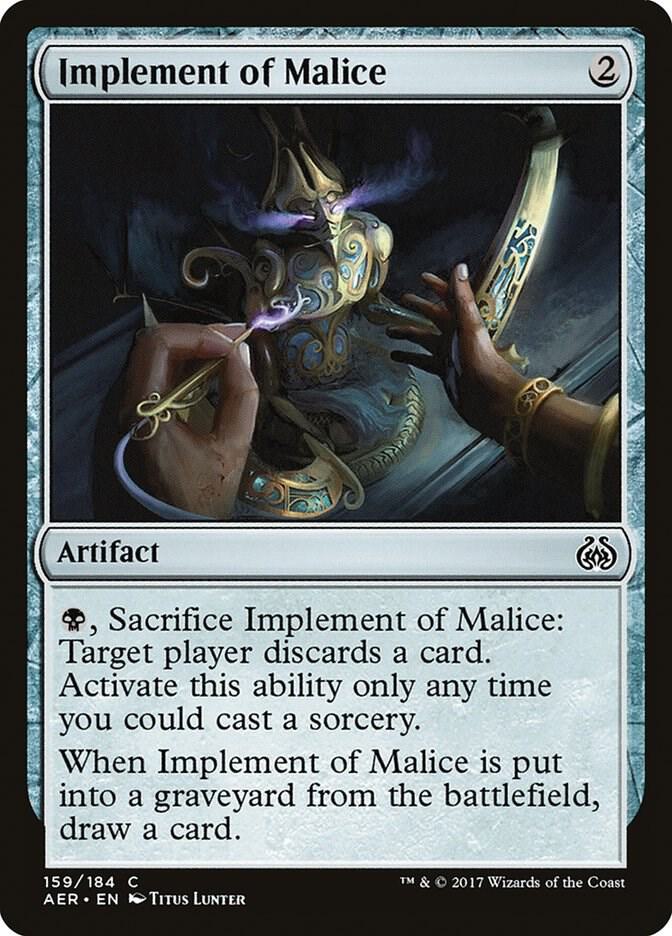 Implement of Malice card image
