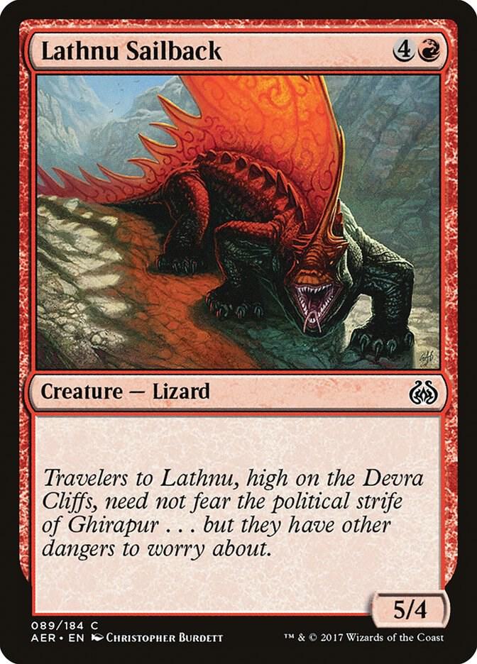 Lathnu Sailback card image