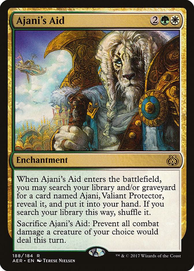 Ajani's Aid card image