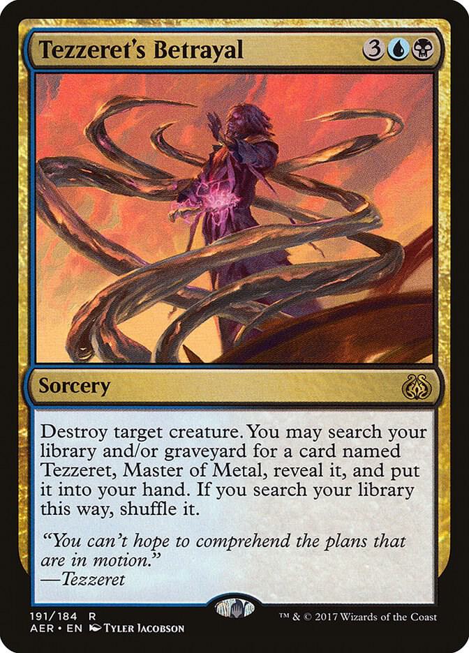 Tezzeret's Betrayal card image