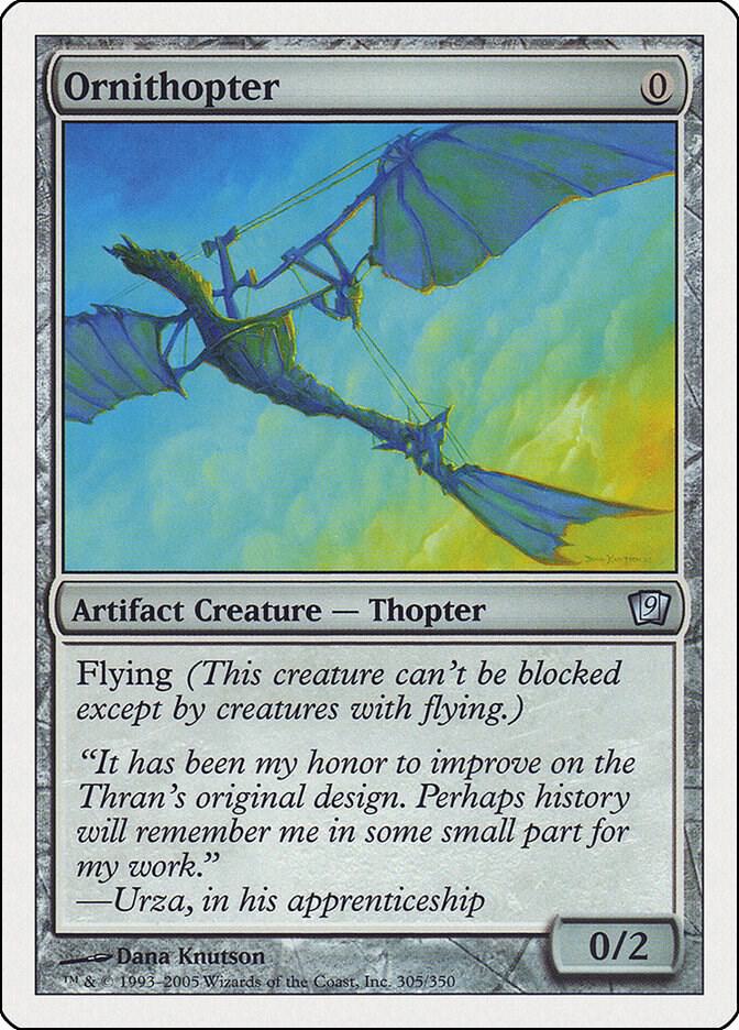 Ornithopter card image