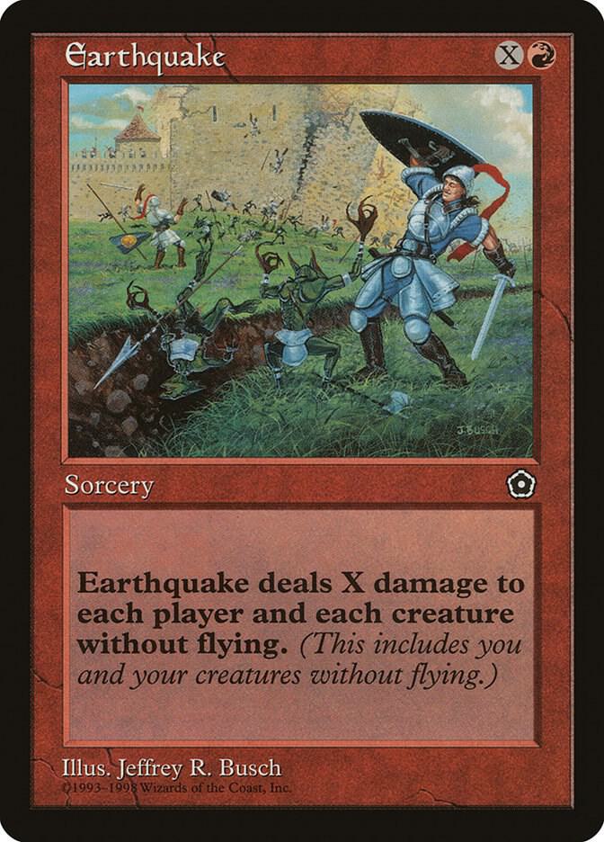 Earthquake card image