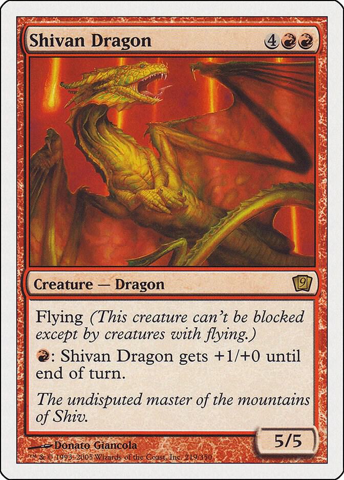 Shivan Dragon card image