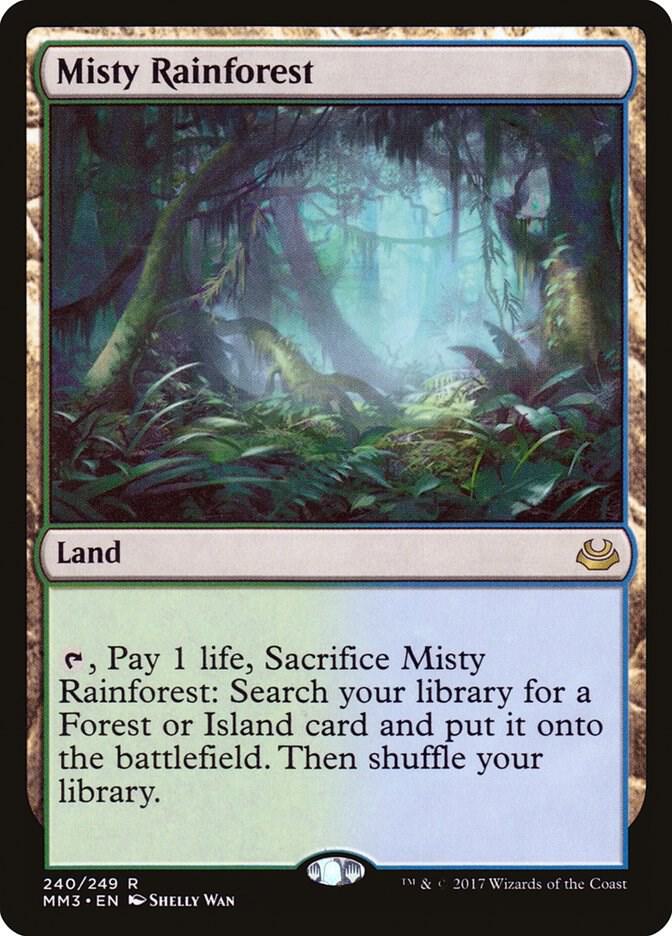 Misty Rainforest card image