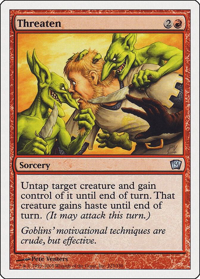 Threaten card image