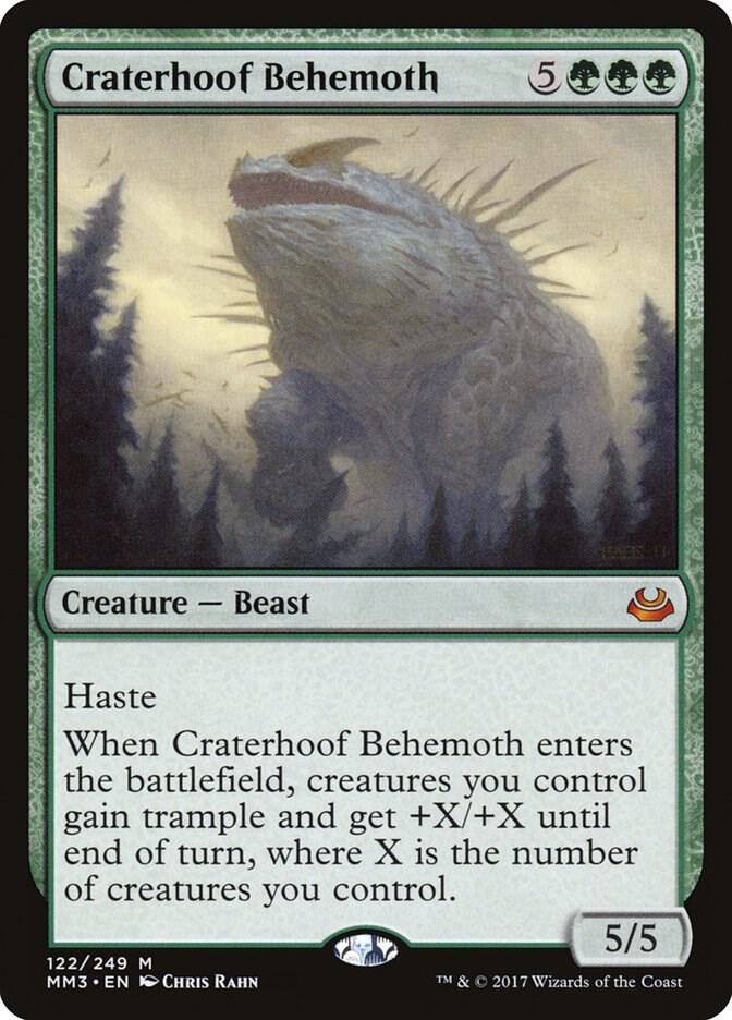 Craterhoof Behemoth card image