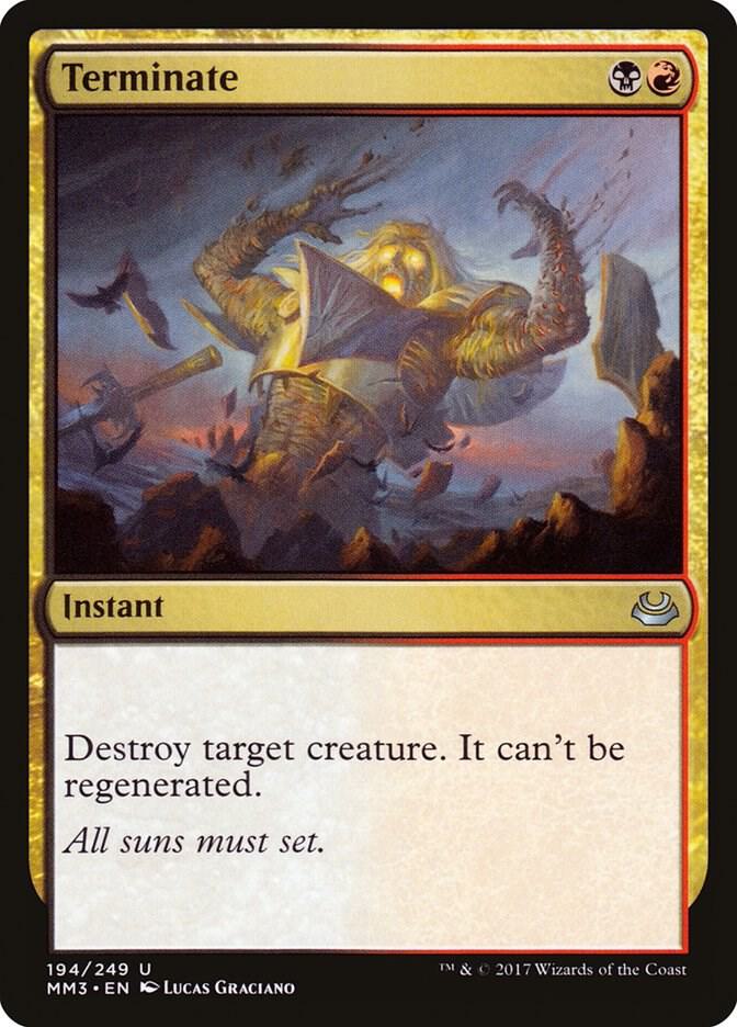 Terminate card image