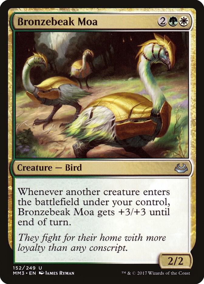 Bronzebeak Moa card image