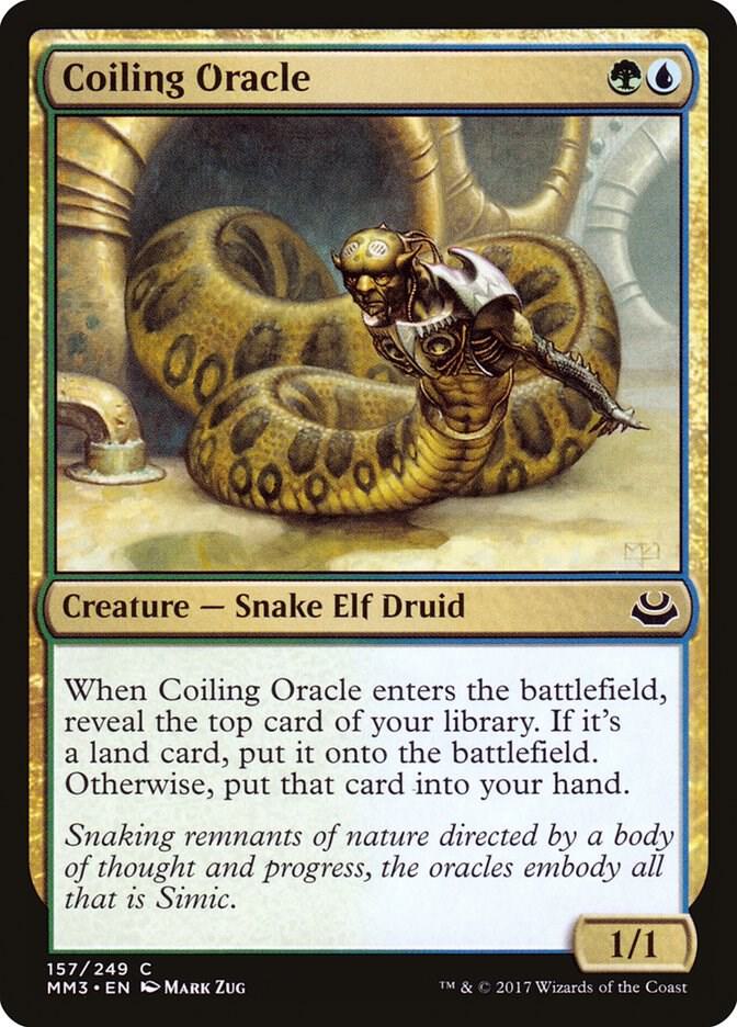 Coiling Oracle card image