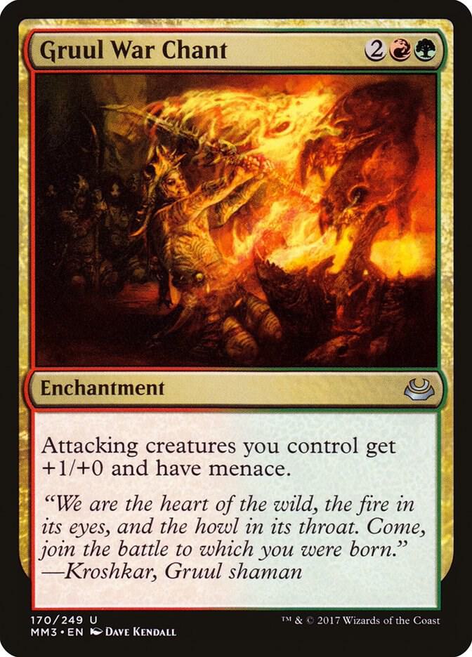 Gruul War Chant card image