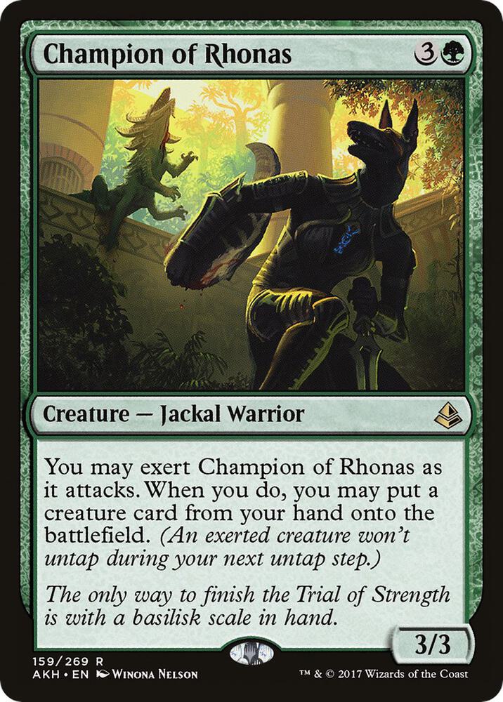 Champion of Rhonas card image