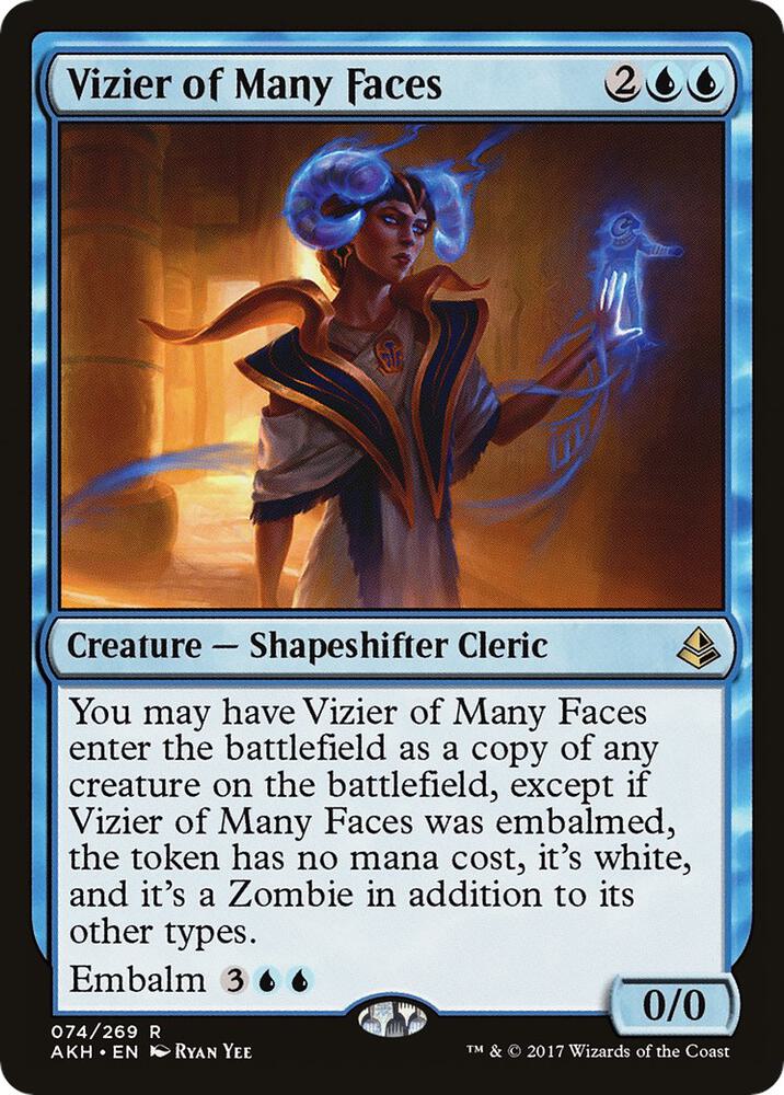 Vizier of Many Faces card image