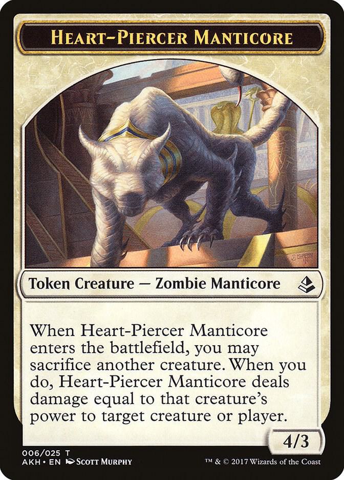 Heart-Piercer Manticore Token card image