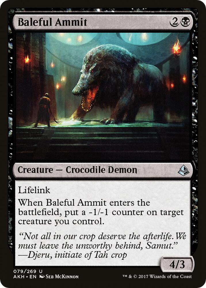 Baleful Ammit card image