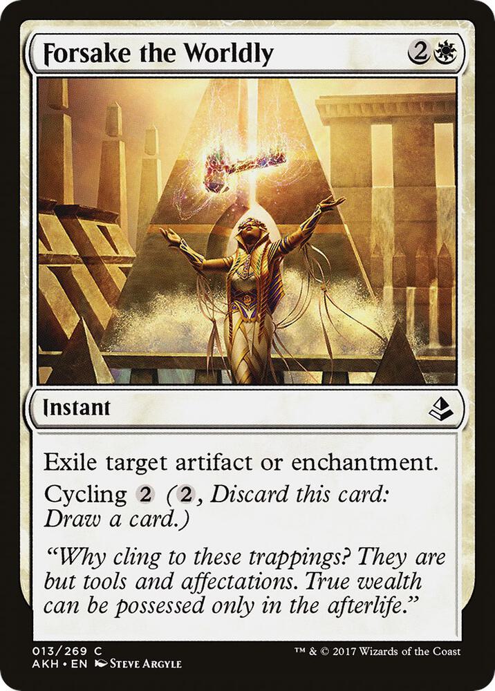Forsake the Worldly card image