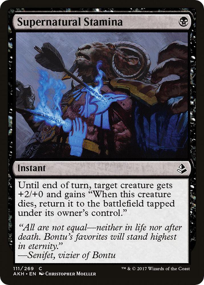 Supernatural Stamina card image