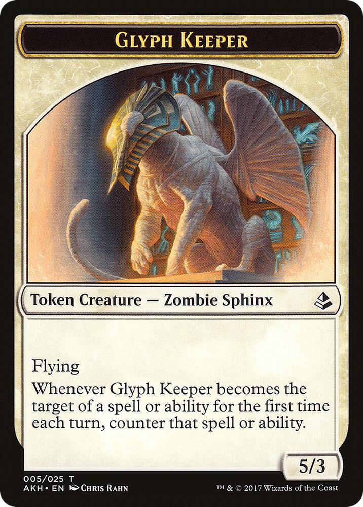 Glyph Keeper // Warrior Double-Sided Token card image